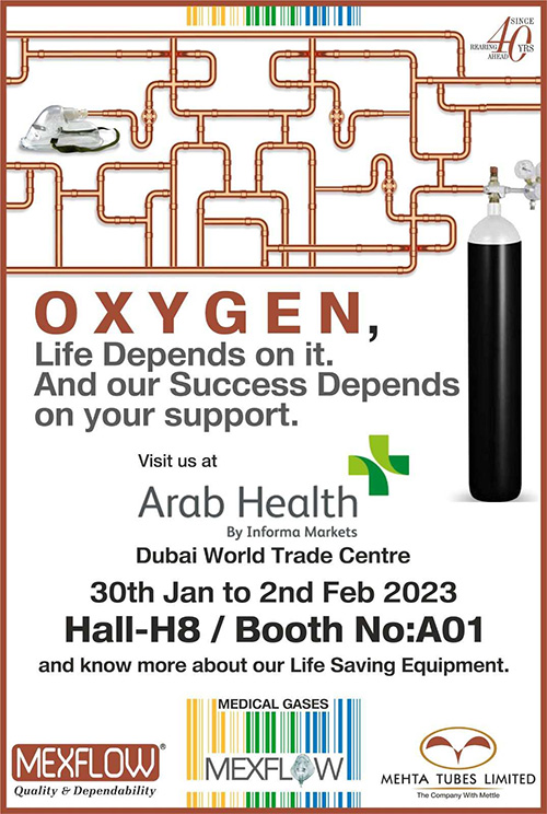 Arab Health 2023: Life Saving Equipment of Mexflow to be displayed in the exhibition event happening at Dubai